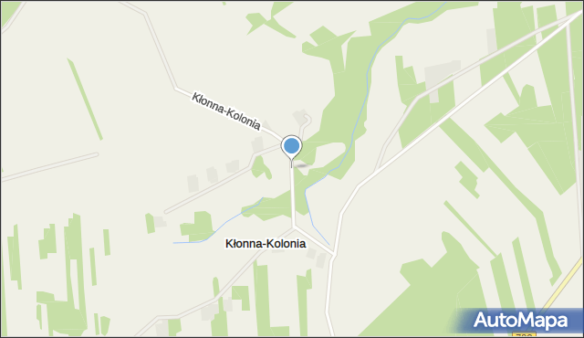 Kłonna-Kolonia, Kłonna-Kolonia, mapa Kłonna-Kolonia