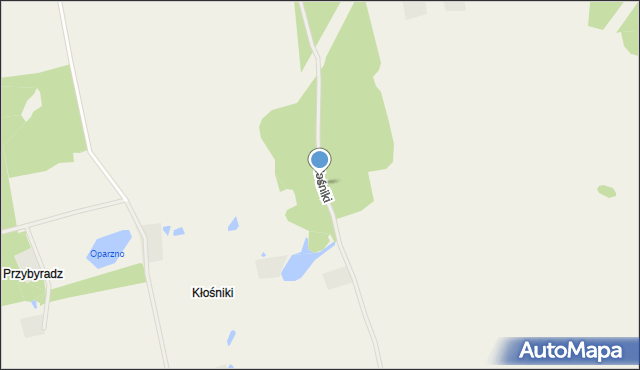 Kłośniki, Kłośniki, mapa Kłośniki