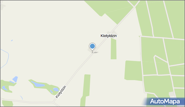 Klotyldzin, Klotyldzin, mapa Klotyldzin