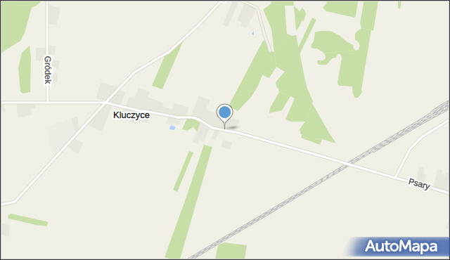 Kluczyce, Kluczyce, mapa Kluczyce