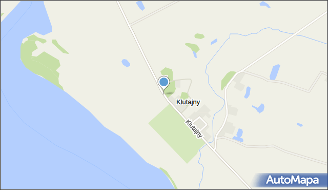 Klutajny, Klutajny, mapa Klutajny