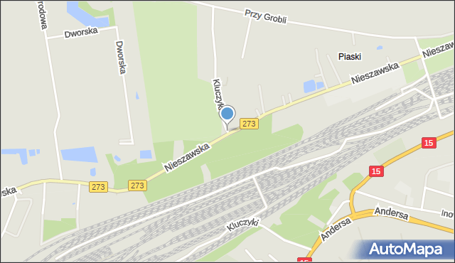 Toruń, Kluczyki, mapa Torunia