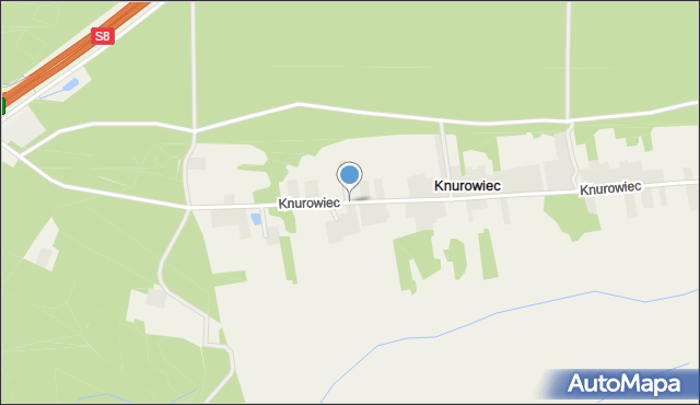 Knurowiec, Knurowiec, mapa Knurowiec