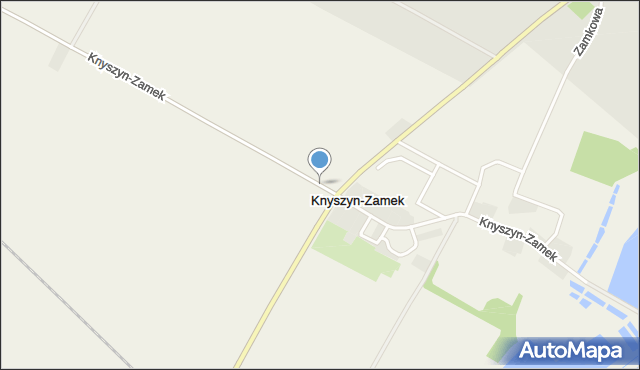 Knyszyn-Zamek, Knyszyn-Zamek, mapa Knyszyn-Zamek