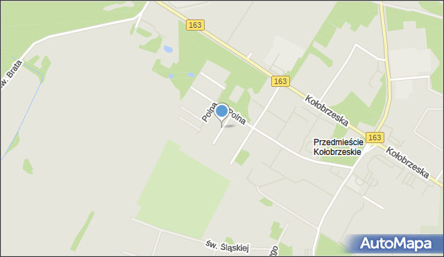 Białogard, Konopackiej Haliny, mapa Białogard