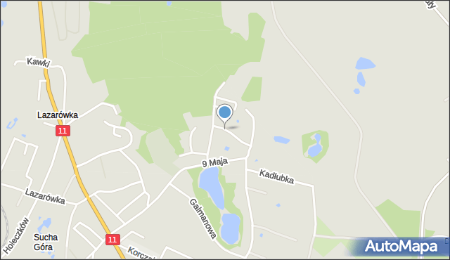 Bytom, Kokota Edmunda, mapa Bytomia