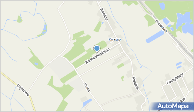 Chróścice, Kochanowskiego Jana, mapa Chróścice