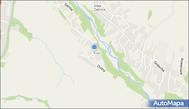 Cisiec, Końcowa, mapa Cisiec