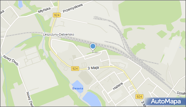 Czerwionka-Leszczyny, Kościuszki Tadeusza, gen., mapa Czerwionka-Leszczyny