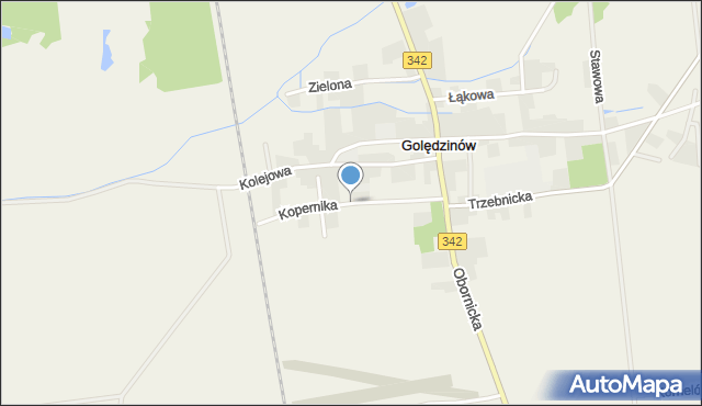 Golędzinów, Kopernika Mikołaja, mapa Golędzinów