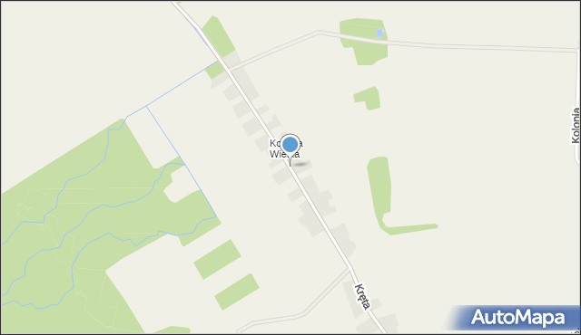 Gracze, Kolonia Duża, mapa Gracze