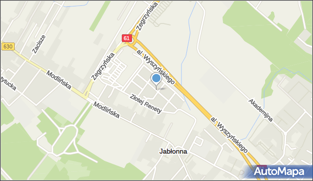 Jabłonna powiat legionowski, Koszteli, mapa Jabłonna powiat legionowski