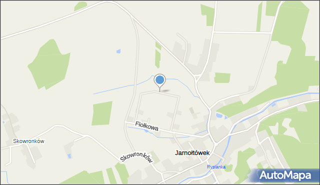 Jarnołtówek, Konwaliowa, mapa Jarnołtówek