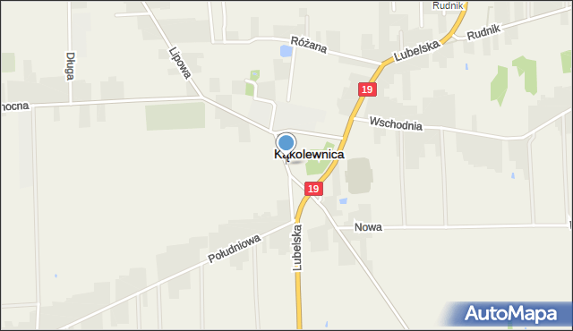 Kąkolewnica, Kornilaka Aleksandra, ks., mapa Kąkolewnica