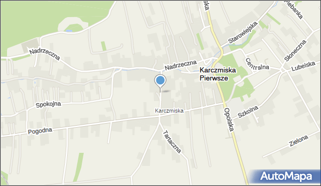 Karczmiska Pierwsze, Kołowrót, mapa Karczmiska Pierwsze