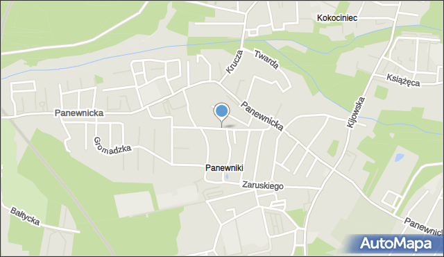 Katowice, Koreańska, mapa Katowic