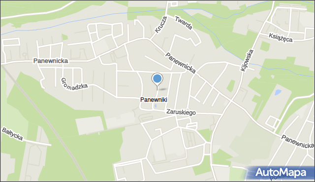 Katowice, Kokociniec, mapa Katowic