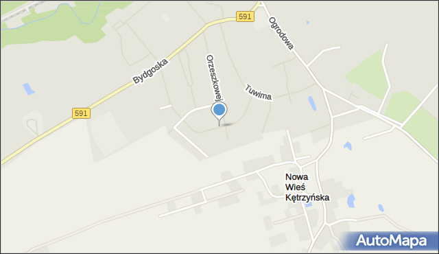 Kętrzyn, Kochanowskiego Jana, mapa Kętrzyn