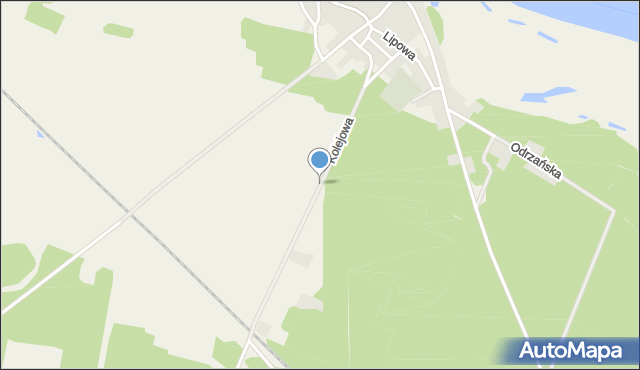 Kiełcz, Kolejowa, mapa Kiełcz