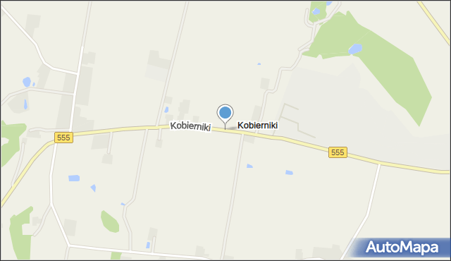 Kobierniki gmina Stara Biała, Kobierniki, mapa Kobierniki gmina Stara Biała