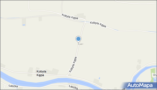 Kobyla Kępa, Kobyla Kępa, mapa Kobyla Kępa