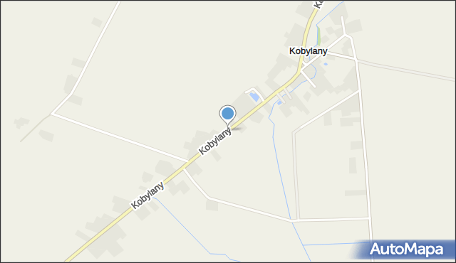 Kobylany gmina Opatów, Kobylany, mapa Kobylany gmina Opatów