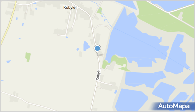 Kobyle gmina Rejowiec, Kobyle, mapa Kobyle gmina Rejowiec