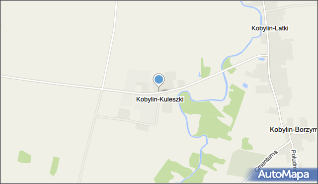 Kobylin-Kuleszki, Kobylin-Kuleszki, mapa Kobylin-Kuleszki