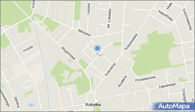 Kobyłka, Kontuszowa, mapa Kobyłka