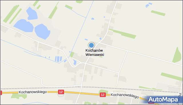 Kochanów Wieniawski, Kochanów Wieniawski, mapa Kochanów Wieniawski