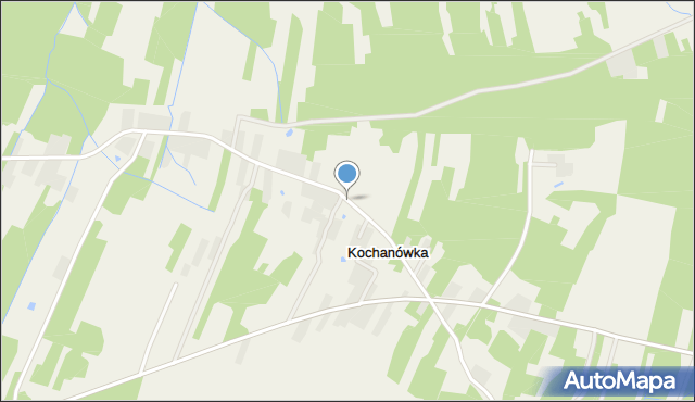 Kochanówka gmina Dębica, Kochanówka, mapa Kochanówka gmina Dębica