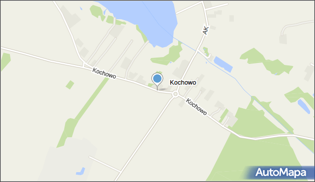 Kochowo, Kochowo, mapa Kochowo