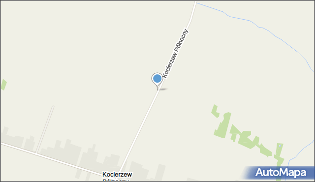 Kocierzew Północny, Kocierzew Północny, mapa Kocierzew Północny