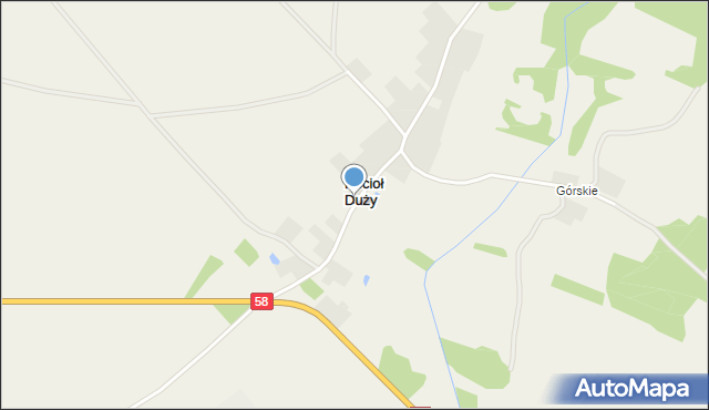 Kocioł Duży, Kocioł Duży, mapa Kocioł Duży