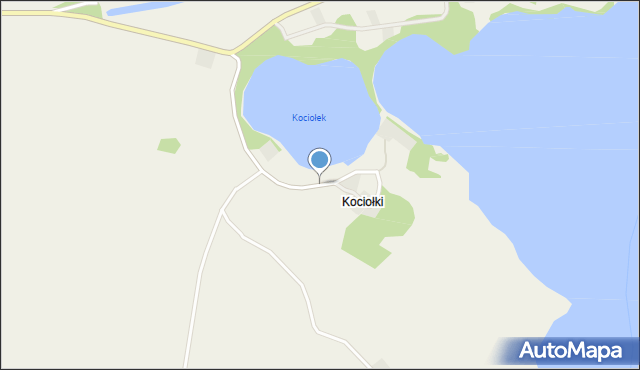 Kociołki gmina Dubeninki, Kociołki, mapa Kociołki gmina Dubeninki