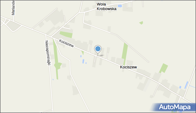 Kociszew gmina Grójec, Kociszew, mapa Kociszew gmina Grójec