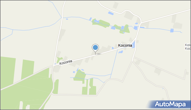 Koconia, Koconia, mapa Koconia