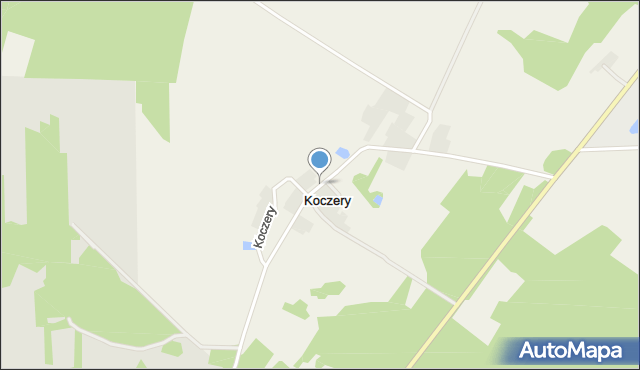 Koczery, Koczery, mapa Koczery