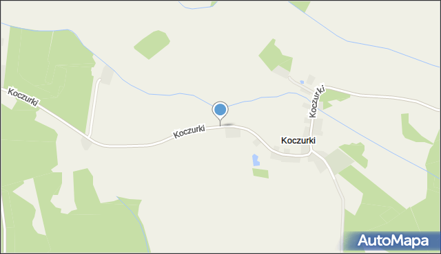 Koczurki, Koczurki, mapa Koczurki