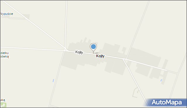 Kojły, Kojły, mapa Kojły