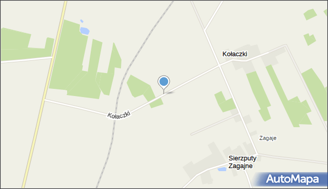 Kołaczki, Kołaczki, mapa Kołaczki