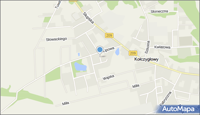 Kołczygłowy, Konarskiego Stanisława, mapa Kołczygłowy