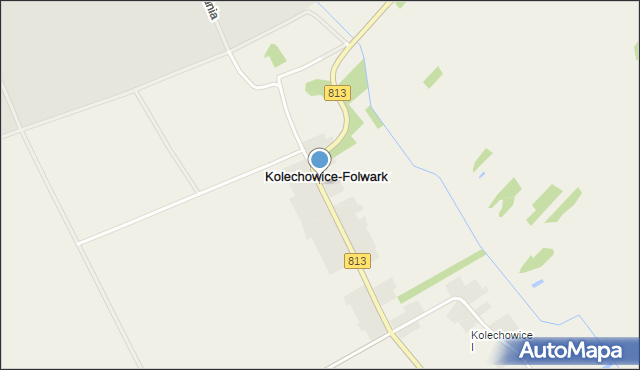 Kolechowice-Folwark, Kolechowice-Folwark, mapa Kolechowice-Folwark