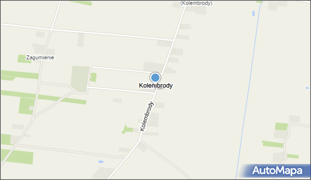 Kolembrody, Kolembrody, mapa Kolembrody
