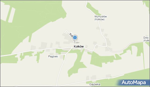 Kołków, Kołków, mapa Kołków