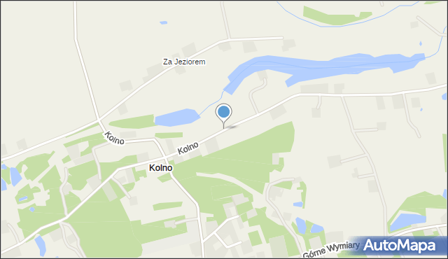 Kolno gmina Chełmno, Kolno, mapa Kolno gmina Chełmno