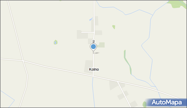 Kolno gmina Wałcz, Kolno, mapa Kolno gmina Wałcz