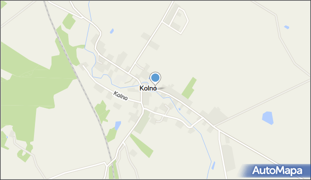 Kolno powiat olsztyński, Kolno, mapa Kolno powiat olsztyński