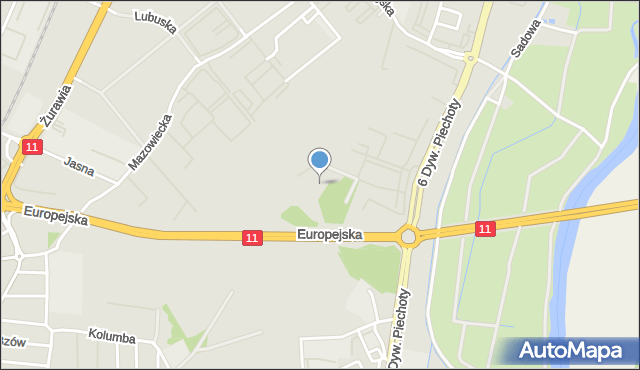 Kołobrzeg, Kopenhaska, mapa Kołobrzegu