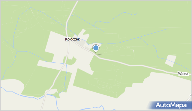 Kołoczek, Kołoczek, mapa Kołoczek